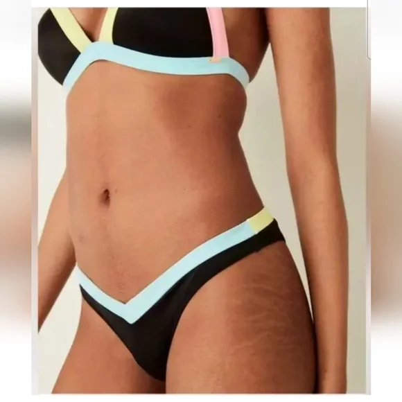 Victoria's Secret PINK Push Up Triangle Padded Bikini Swim Set Size M/XXL - Picture 2 of 9